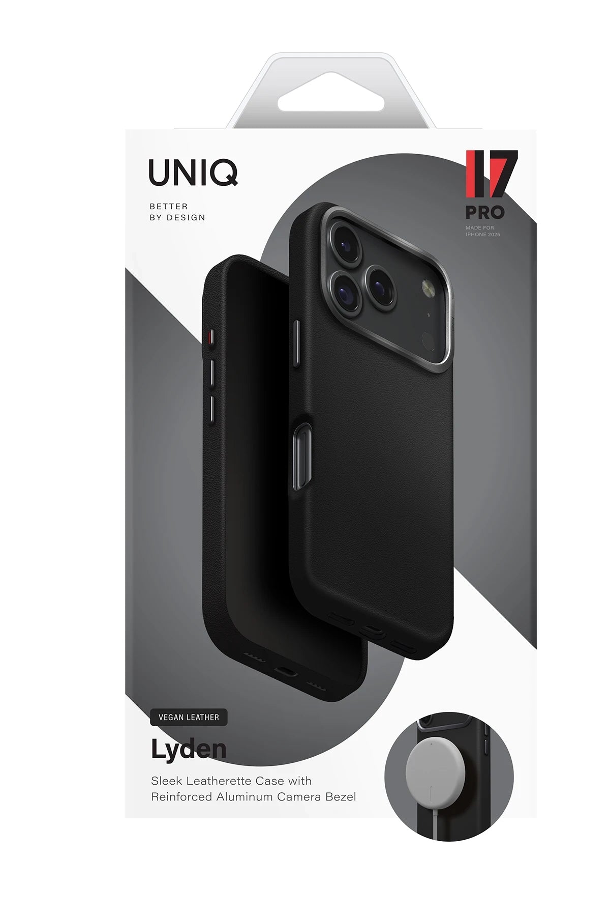Uniq iPhone 17 Pro Lyden Magsafe Deri Telefon Kılıfı Uniq iPhone 17 Pro Lyden Magsafe Deri Telefon Kılıfı